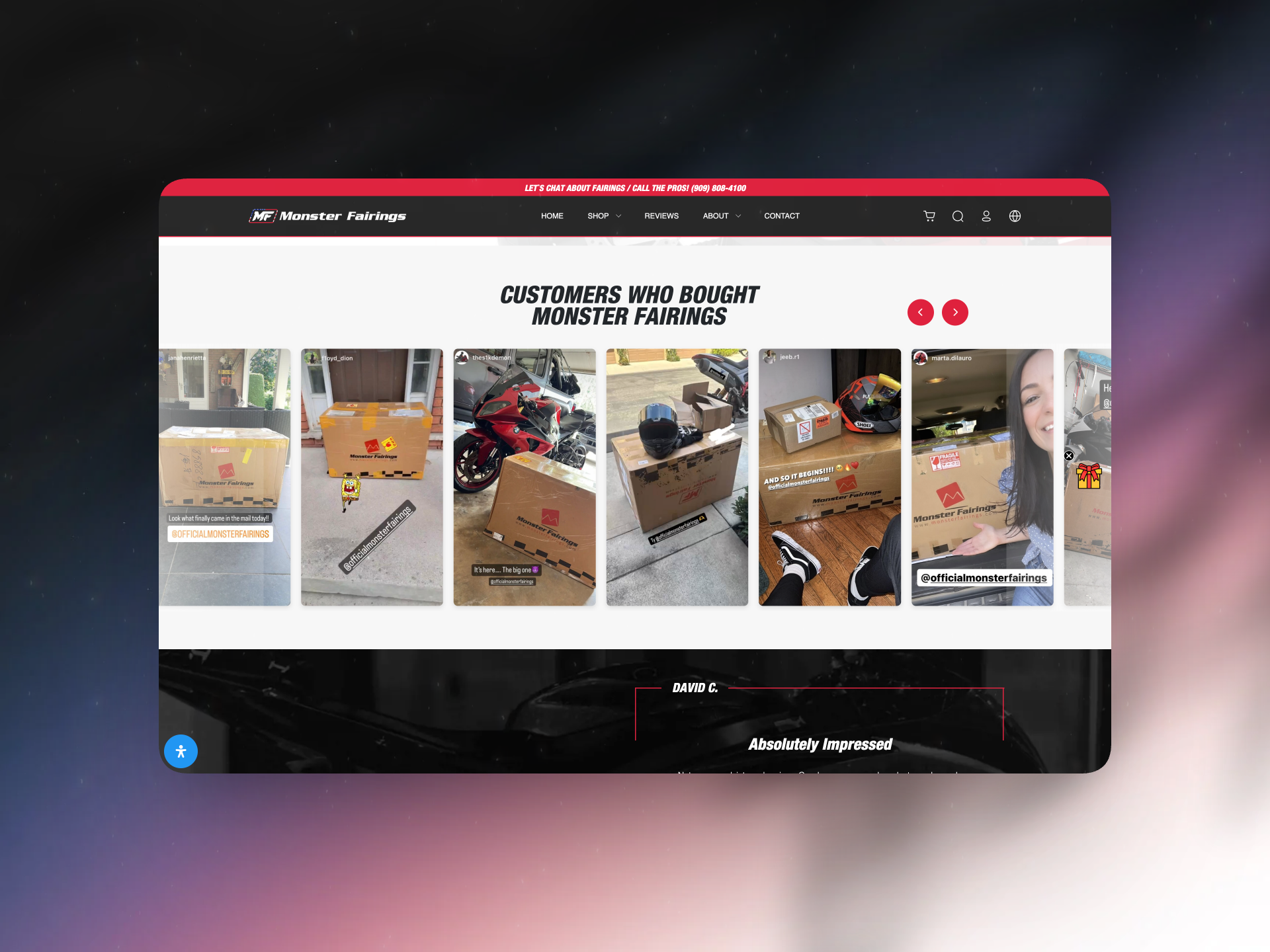 Customer reviews and community showcase