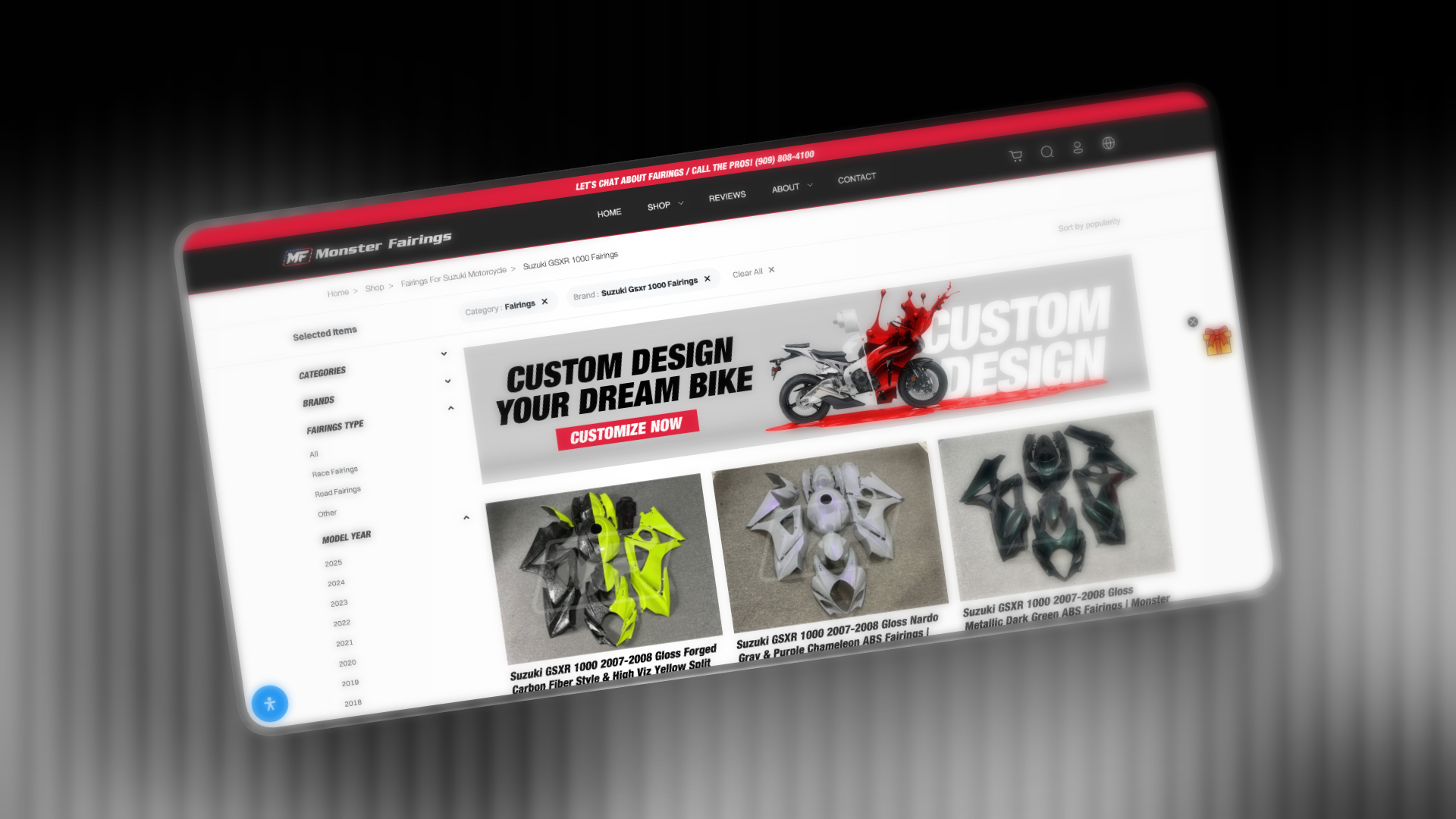 Product listing and catalog browsing